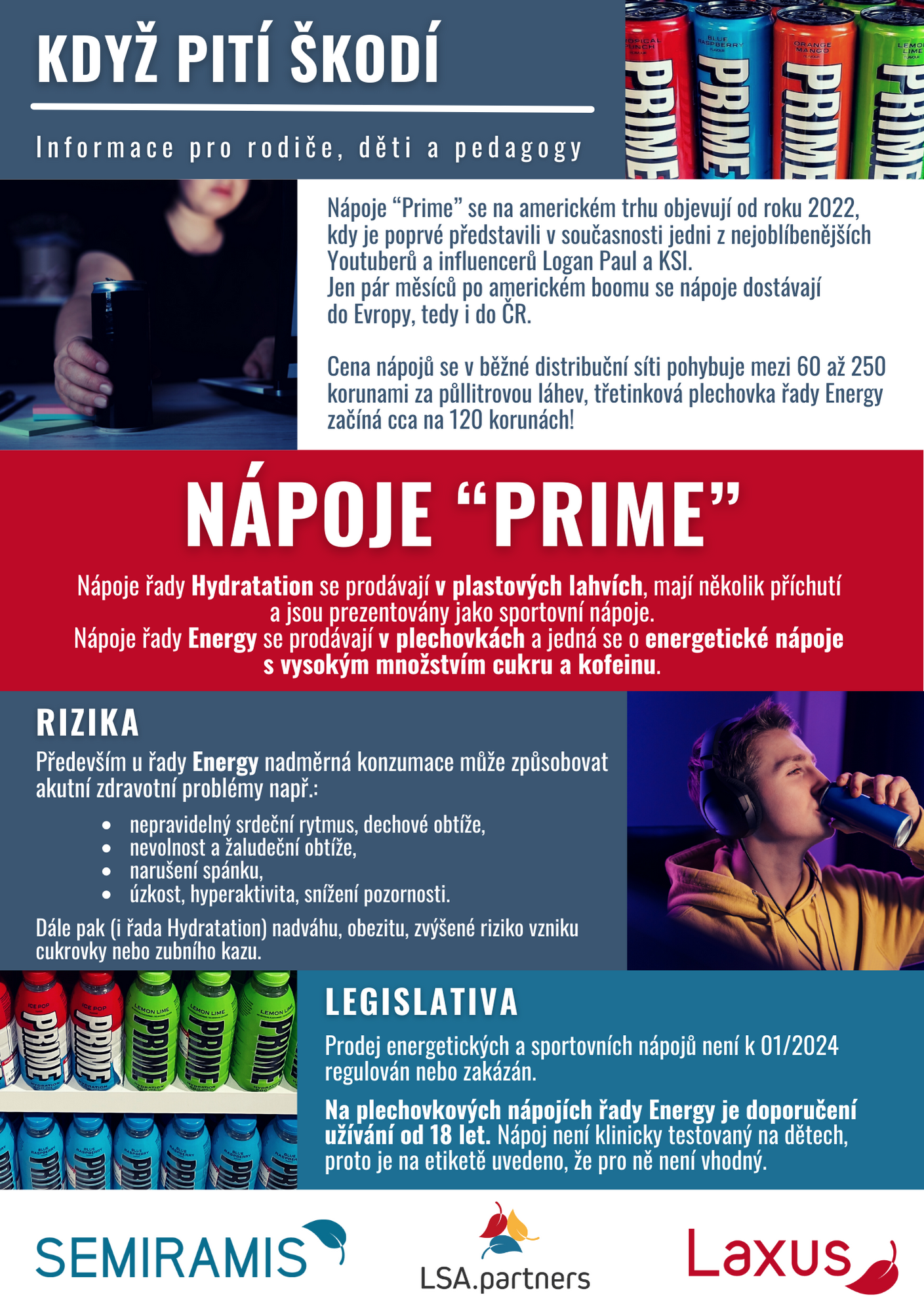 nápoje PRIME