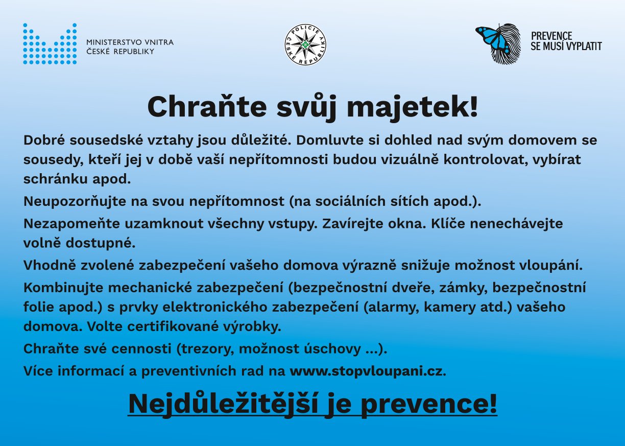prevence proti vloupání