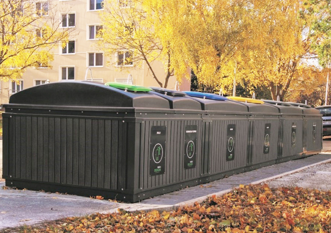 polopodzemní kontejnery