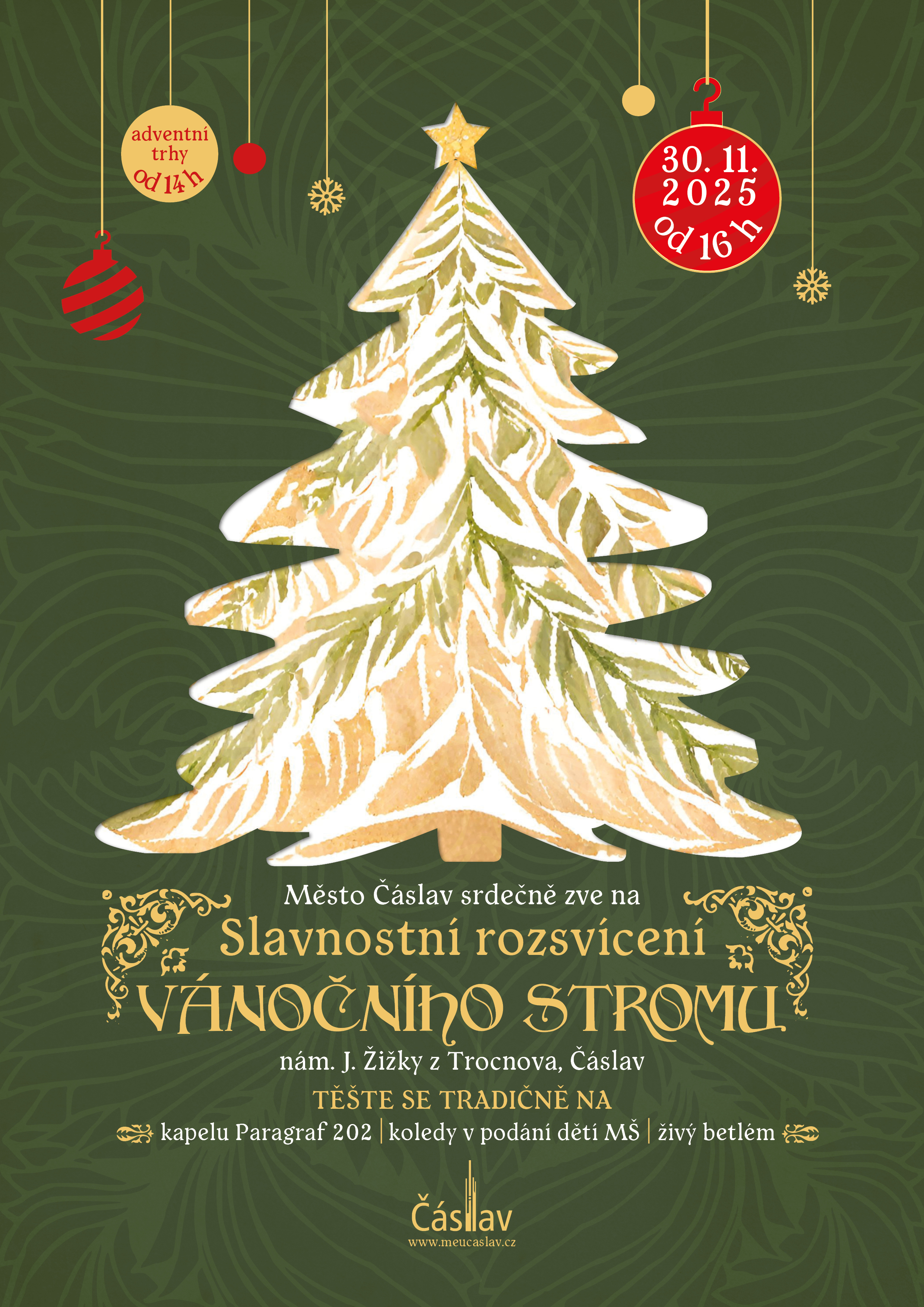 Rozsvícení vánočnísho stromu