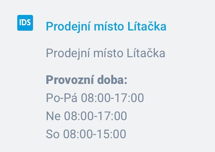 provozní doba ČD