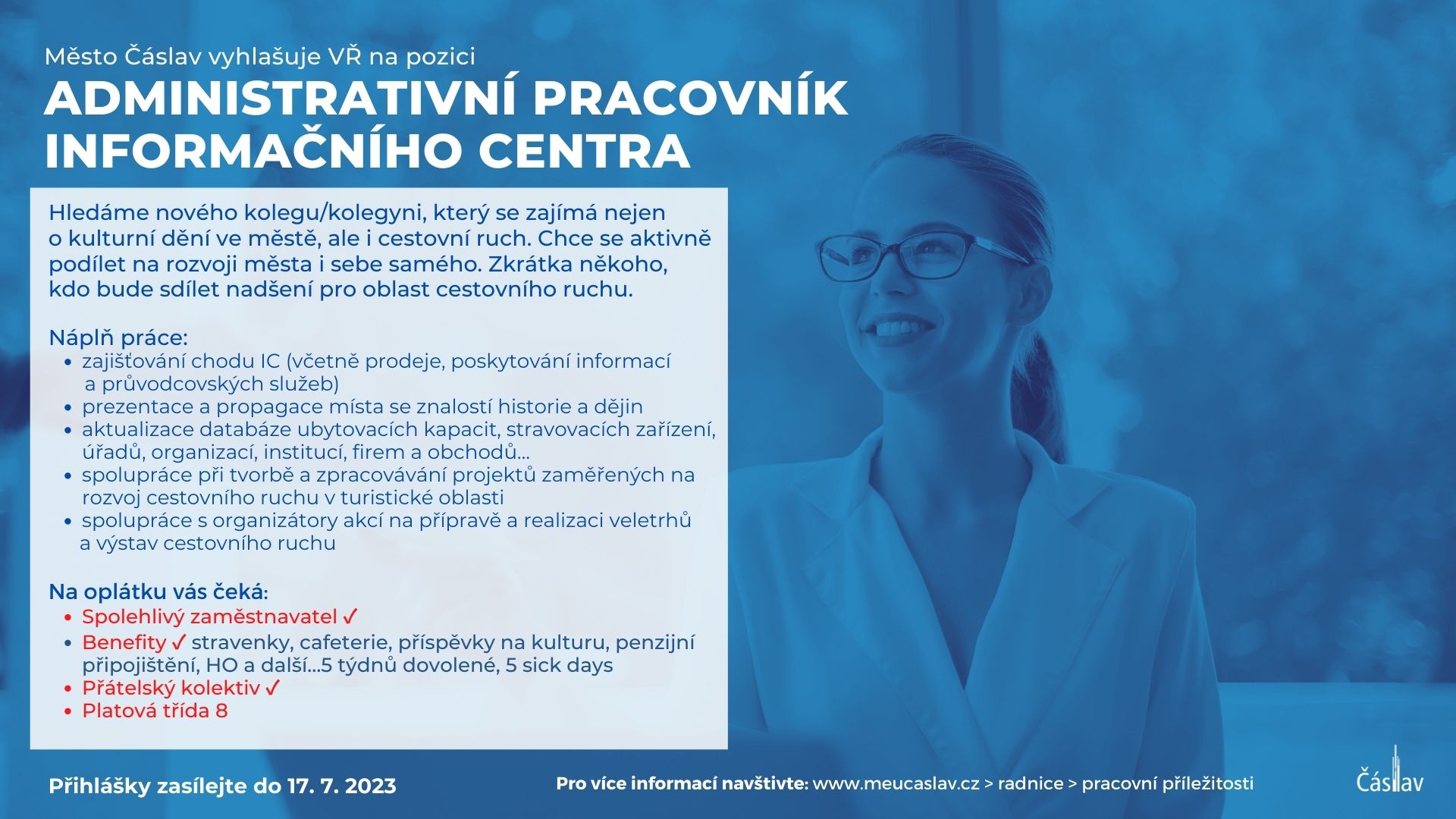 VŘ administrativní pracovník IC