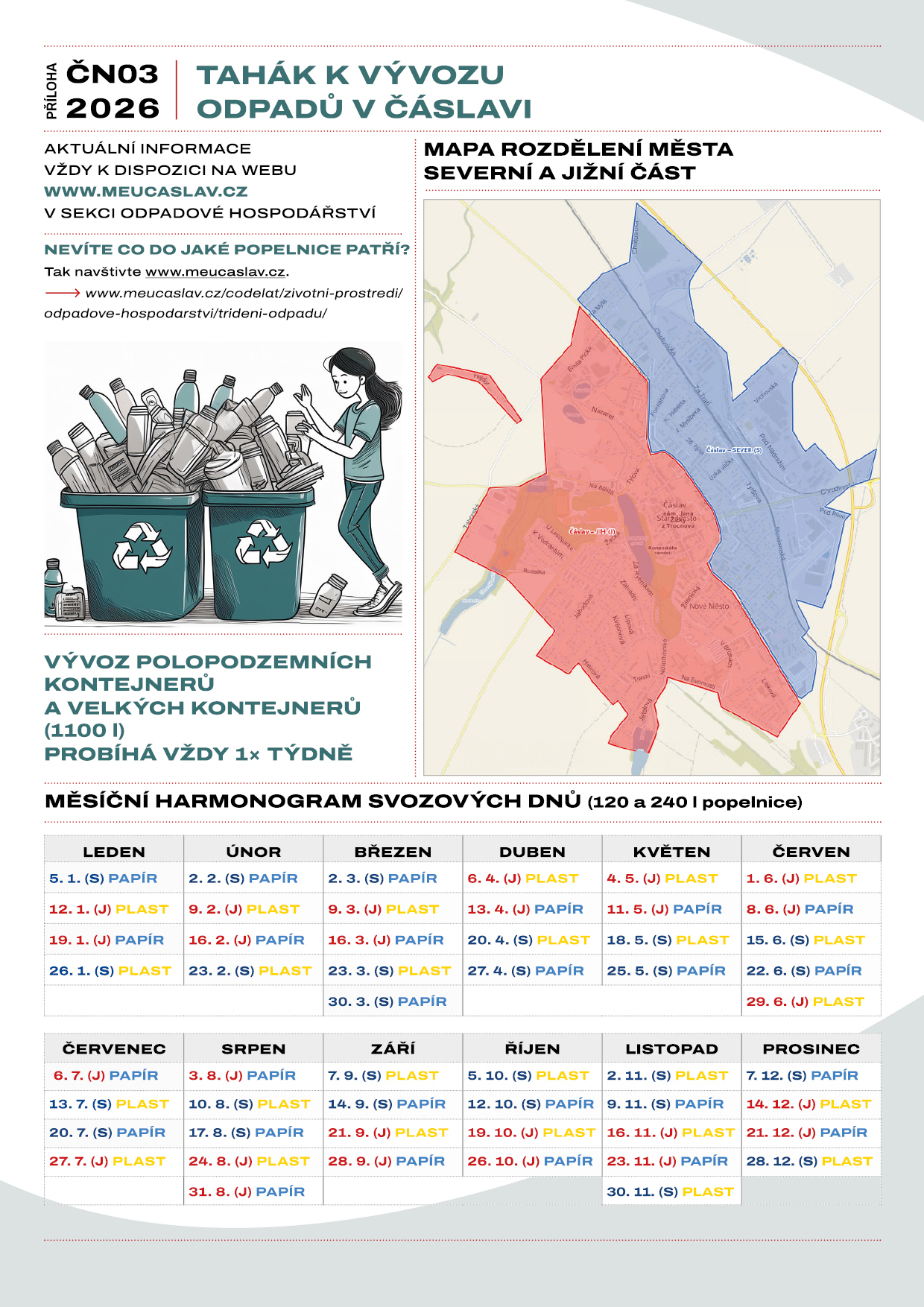 svozové dny 2026