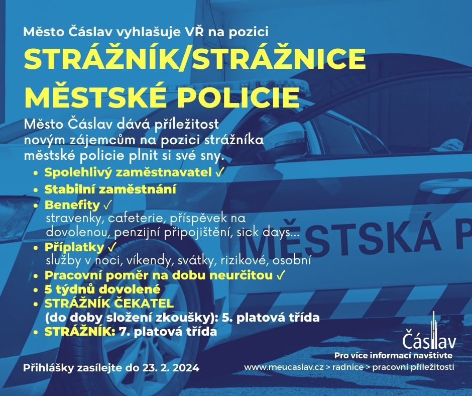 VŘ strážník MP