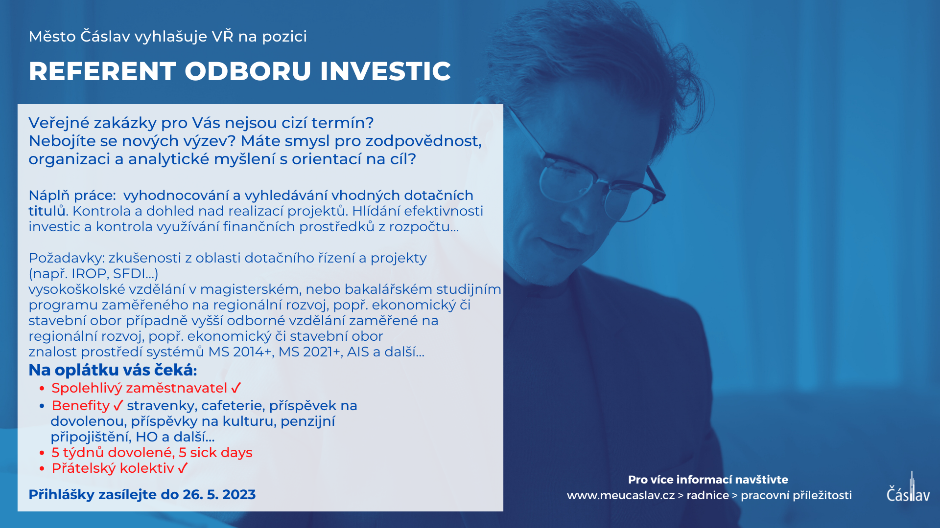 VŘ referent investice